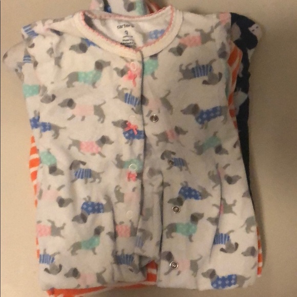 Carters Fleece Onesies - Picture 3 of 5